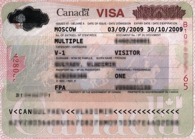 Genuine Canadian visa